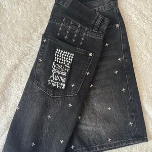 Ksubi anti short metalik Denim Short